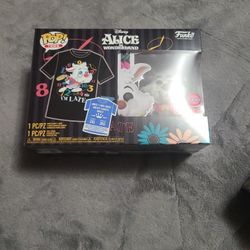 Alice In Wonderland Funko Tee And Pop Figure