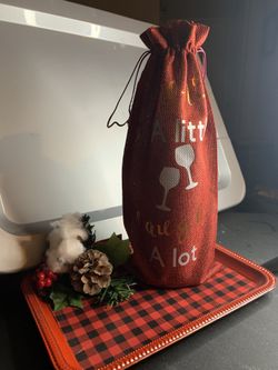 Burlap Wine Gift Bags