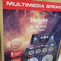 New BT 6x10 Speaker DJ Karaoke 
