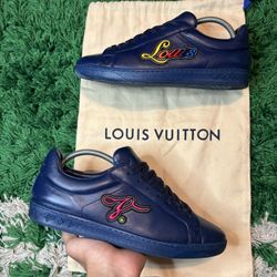 Louis Vuitton Blue Luxembourg Sneakers