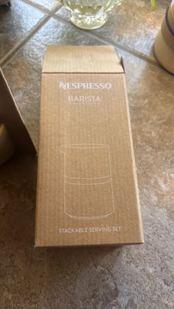 nespresso barista serving set