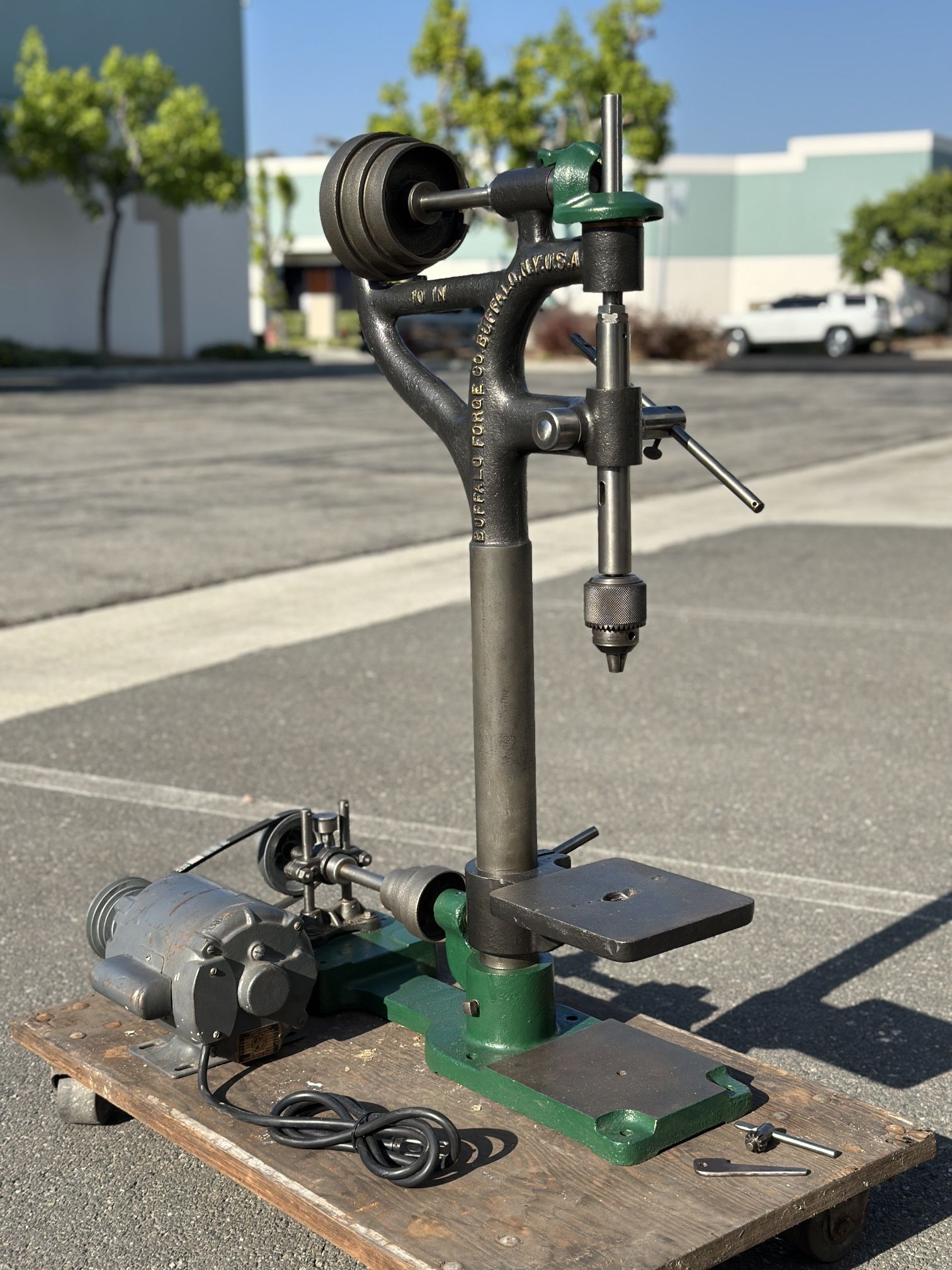 Antique Buffalo Forge 10in Camelback Drill Press