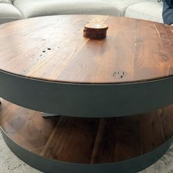 All Wood Farmer Style Table