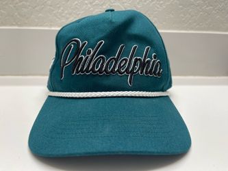 '47 Brand Philadelphia Eagles Snapback Rope Hat Green  Adjustable One Size NFL