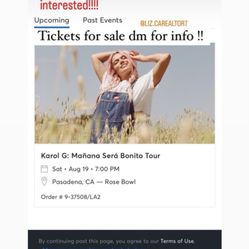 Tickets For Sale Cheaper Then Retail Value!