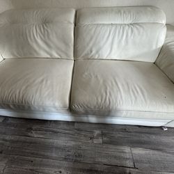 Leather couch