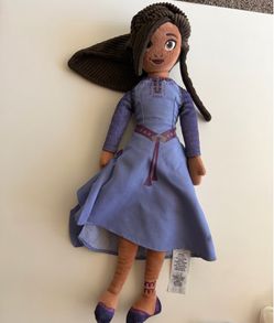 Disney Asha soft plush doll 17”