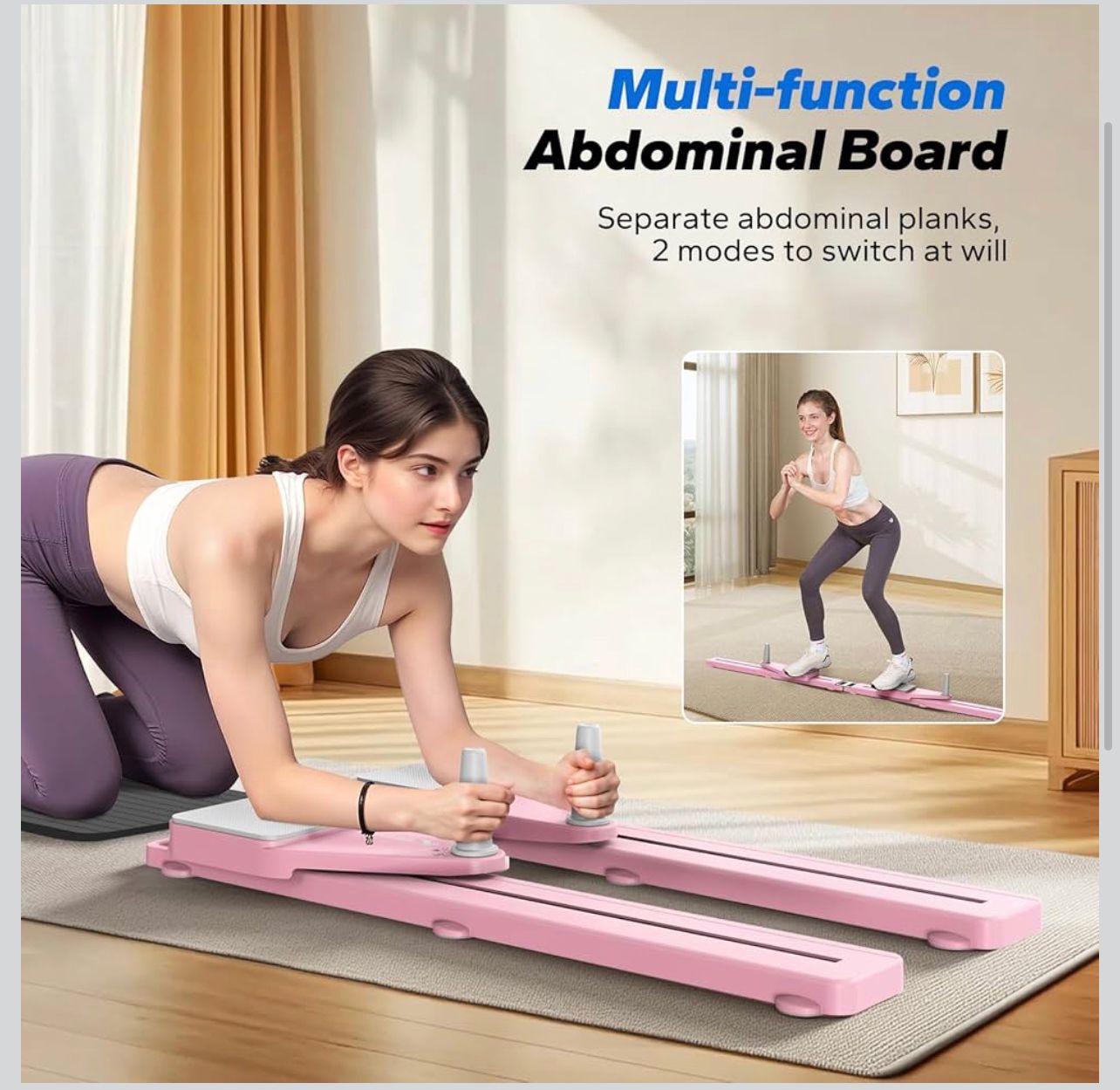 Pilates Board, Multifunctional Abdominal Plate, Ab Trainer Machine 