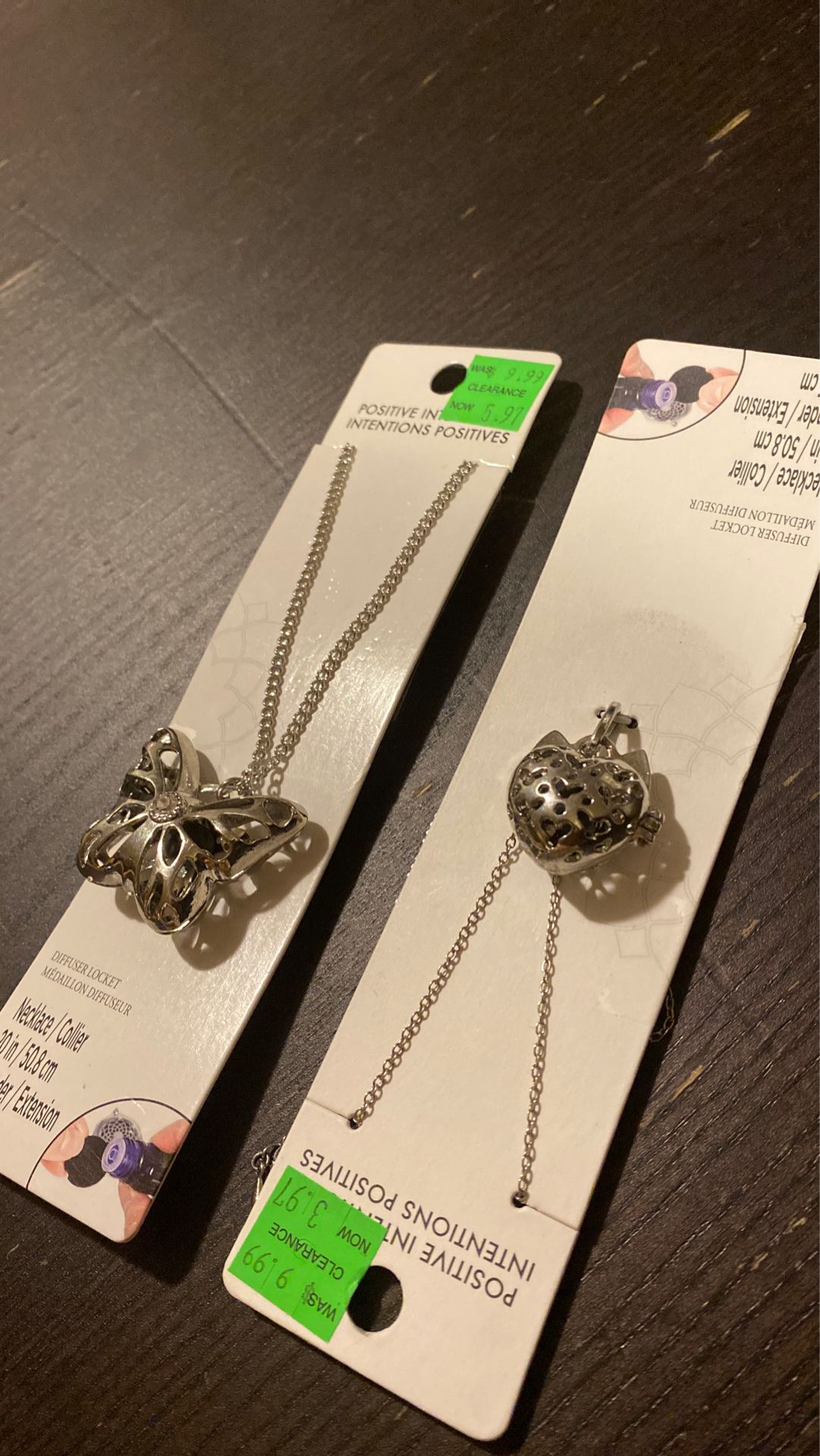 Positive intention necklaces