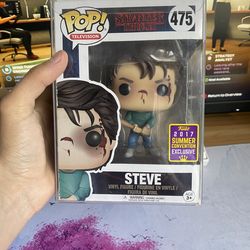 Limited edition Steve Harrington funko pop.