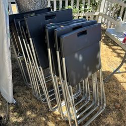 Set Of 10 IKEA Folding Chairs