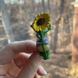 3-5cm Anime My Neighbor Totoro No Face Toy Hayao Miyazaki Mini Garden PVC Action Figures Kids Toys  Please check my selling page for other clothes, lu