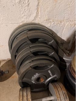 330 pounds of Olympic weight