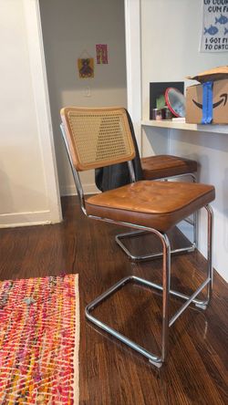 Rattan bar stools