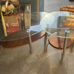 Glass tables