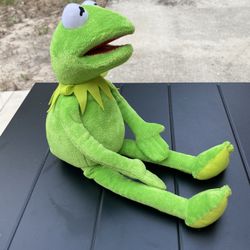 Ty Disney Muppets Kermit the Frog 16" bean bag plush stuffed animal, 2017