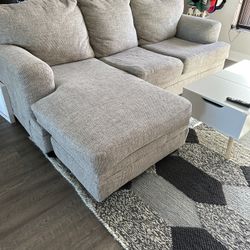 Sofa in Dusk Finish — Spacious & Comfortable