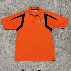 Oregon State Beavers Shirt Polo Extra Large Orange Collage Football Jersey NCAA