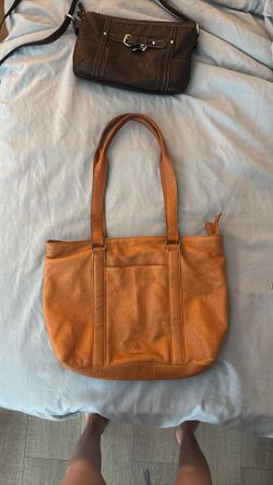 Leather Oak and Tan purse