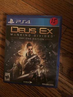 Deus Ex Mankind Divided Day One Edition PS4