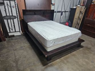 Queen bed and mattress