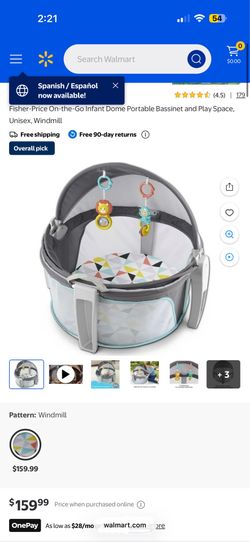 Fisher price outdoor bassinet