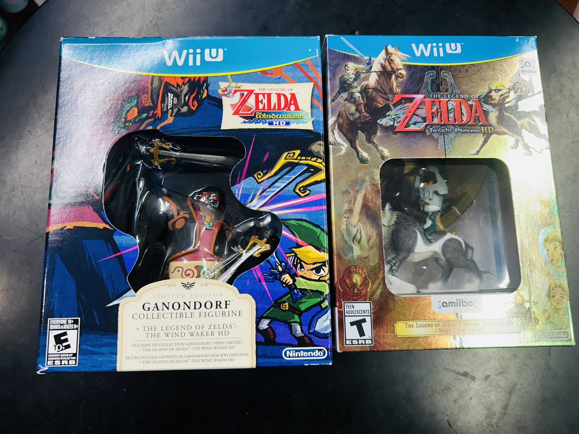 The Legend of Zelda - Wii U Games - Used Complete - Sealed Figures- $250 - Games are Clean 