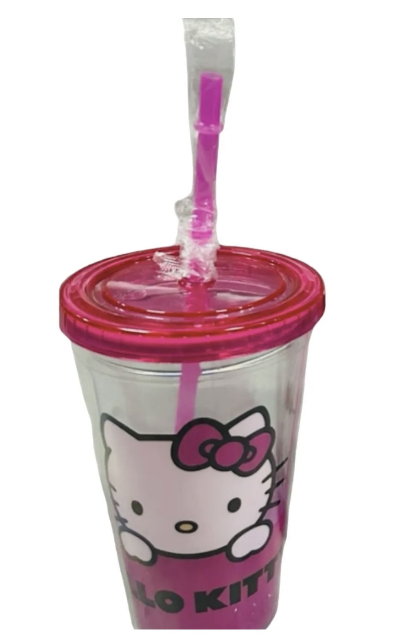 Hello Kitty Cup with Straw