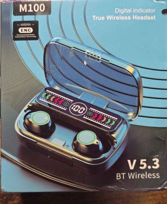 NEW Mini Wireless Earbuds Bluetooth 5.3 in Ear Light-Weight Headphones Built-in Microphone, IPX5