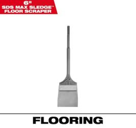 Milwaukee 6 in. SLEDGE SDS-MAX Floor Scraper