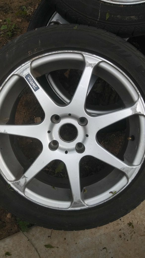17 inch rims with tires tantrum by konig