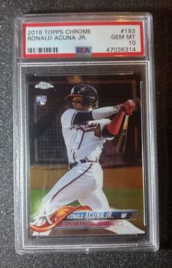 Topps Chrome Ronald Acuna Jr 