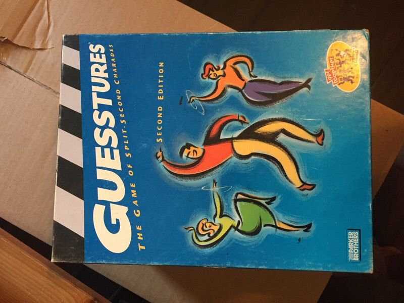 Guesstures board game