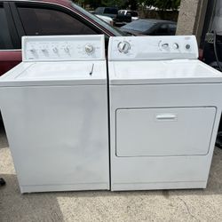 Nice Kenmore Washer With A Whirlpool Dryer , with Warranty And Free Delivery 