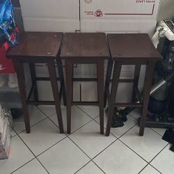BAR STOOLS SET OF 3