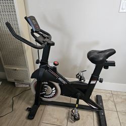 Stationary Bike + Wide Seat