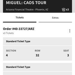 Miguel concert tickets