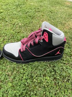 Black and Pink Jordan 1