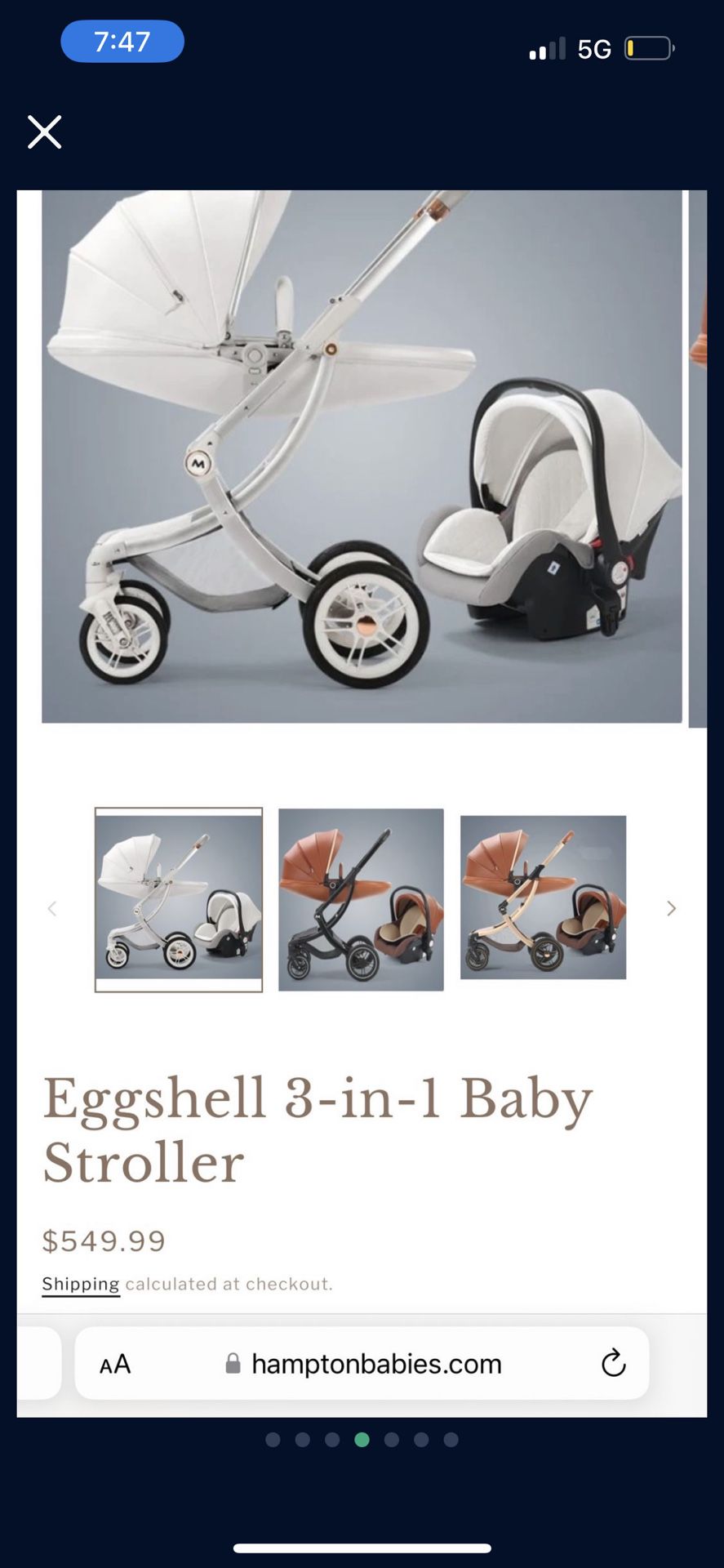 Hampton Babies Stroller Brand new