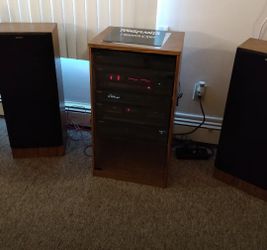 Sony home Stereo System With Turntable, Speakers