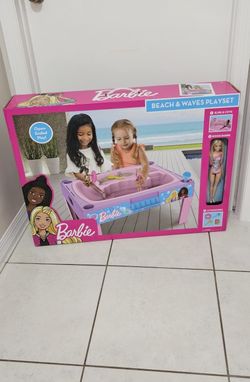 New in Box  . Barbie Beach & Waves Playset (Barbie Included)