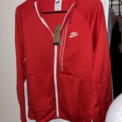 Small Men’s Red Nike Zip Up