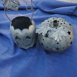 Set Of 2 Tea Light Holders 