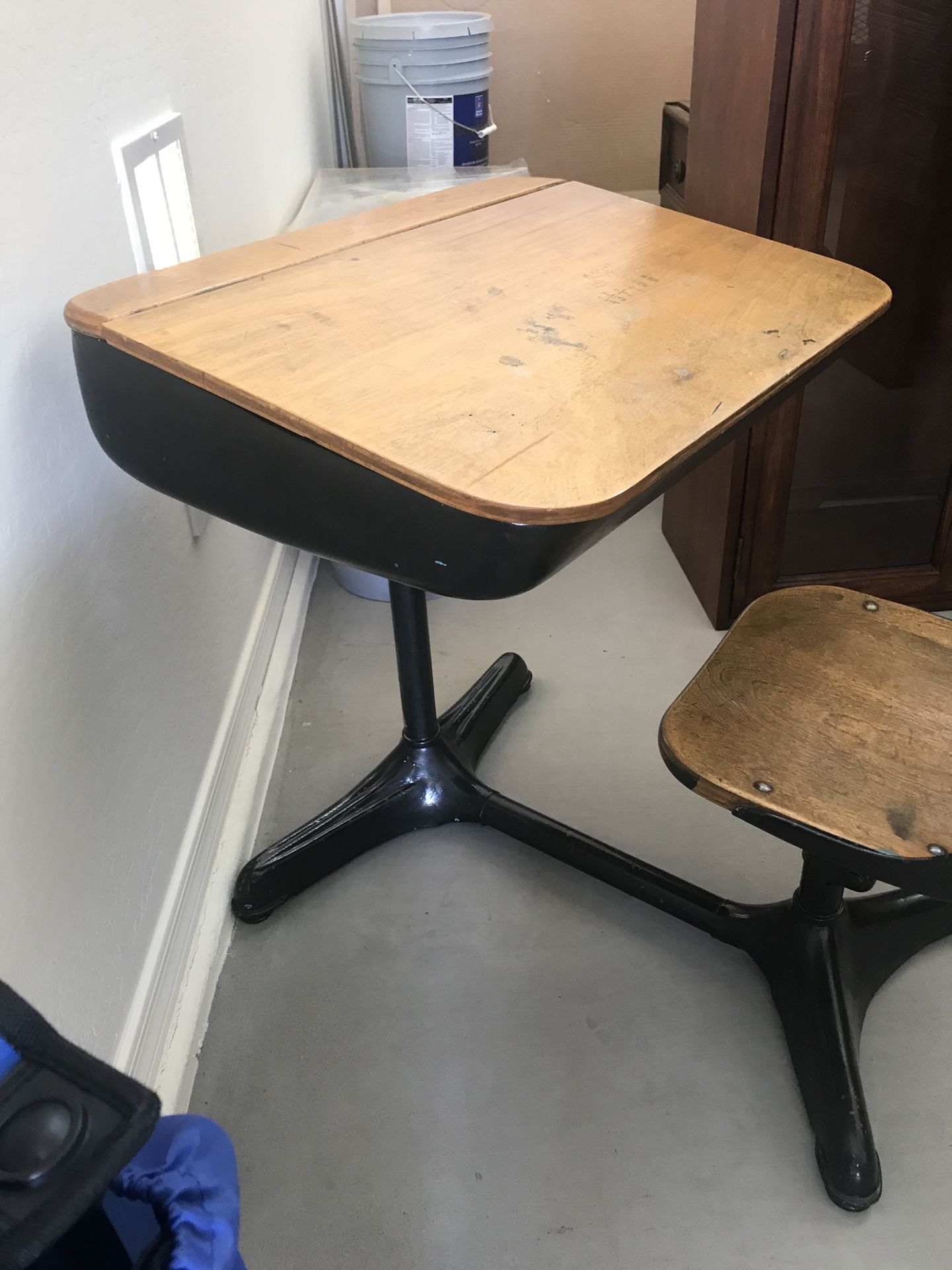 Antique Vintage school desk