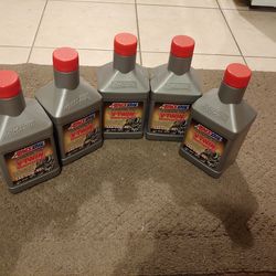 5x amsoil 20w 40 motorcycle oil