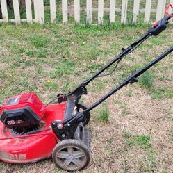 Snapper Cordless Mower and Blower w/ 4 Batteries and Charger