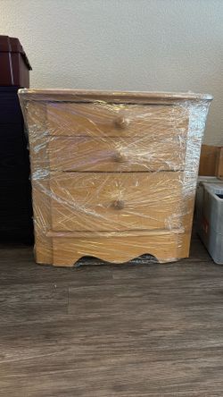 Wood Nightstand