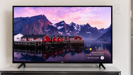 TCL 55” 4K UHD Smart TV in excellent condition.