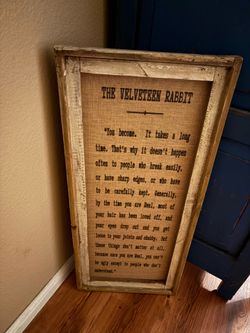 Wooden sign