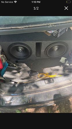 Two 12 inch Ground Zero Sub Woofers
